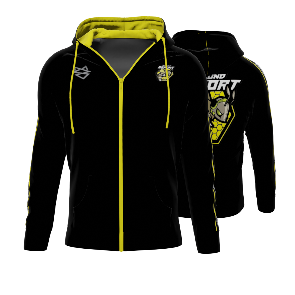 Bomulds Hoodie ZIP - Billund esport