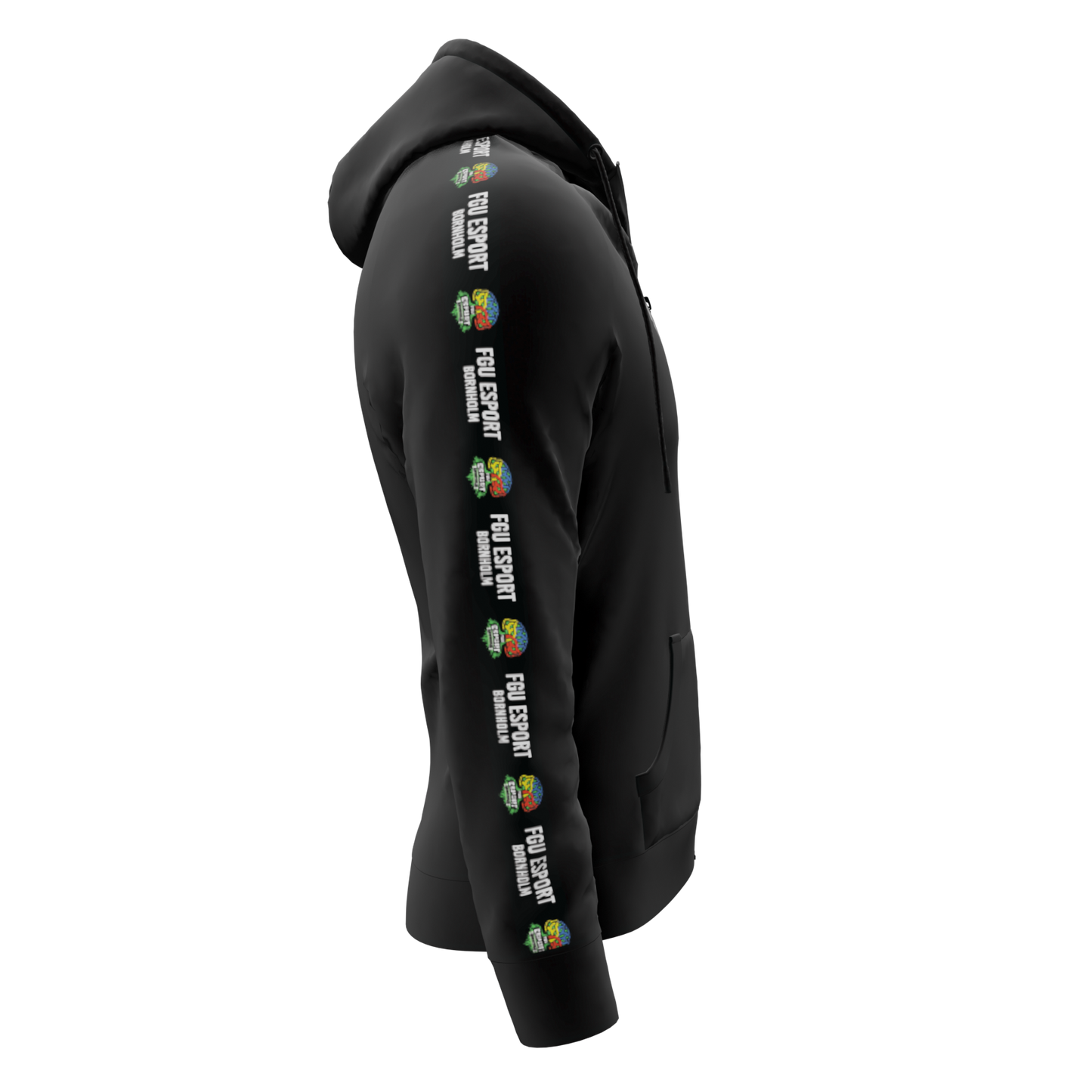 Bomulds Hoodie ZIP - FGU Bornholm