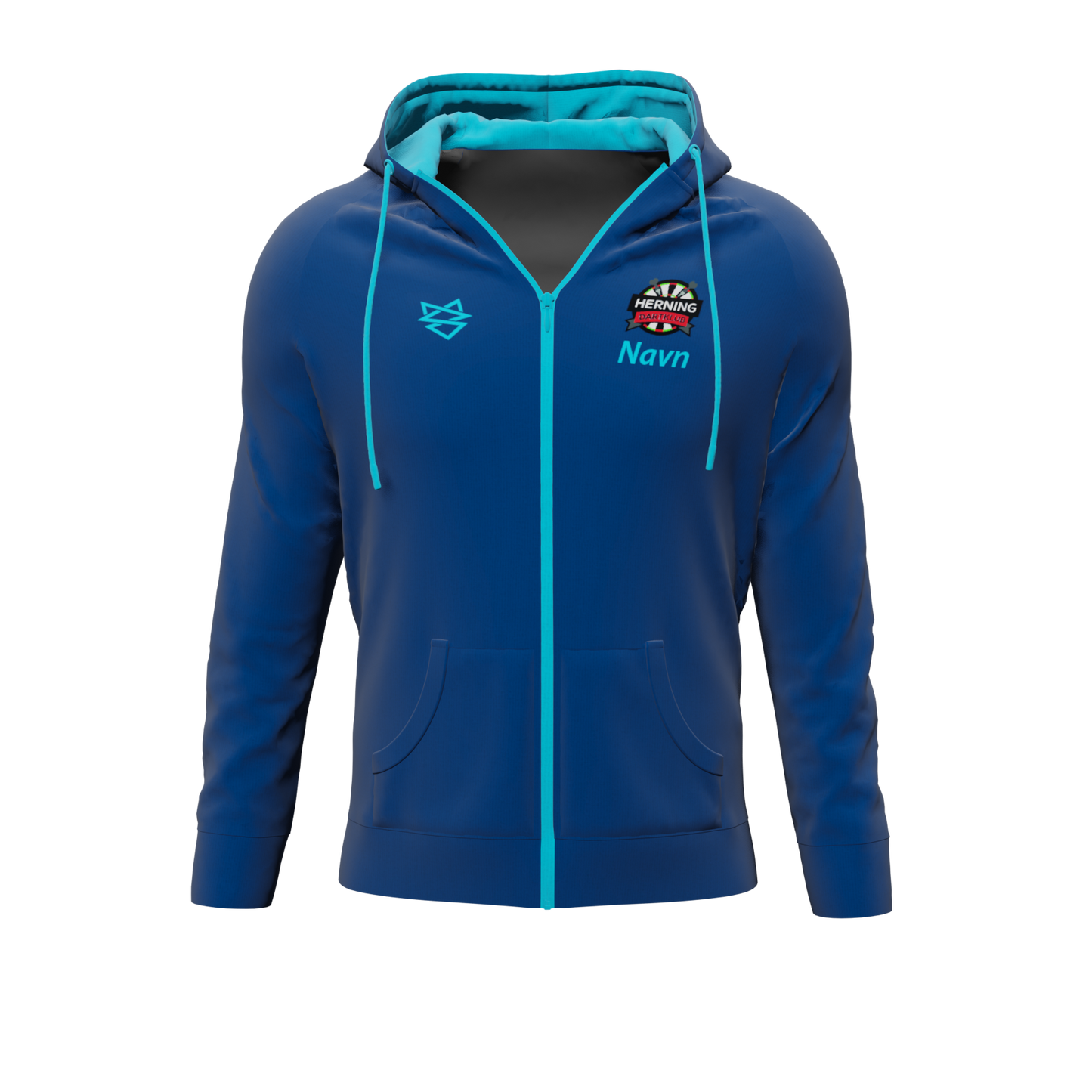 Bomulds Hoodie ZIP - Herning Dart