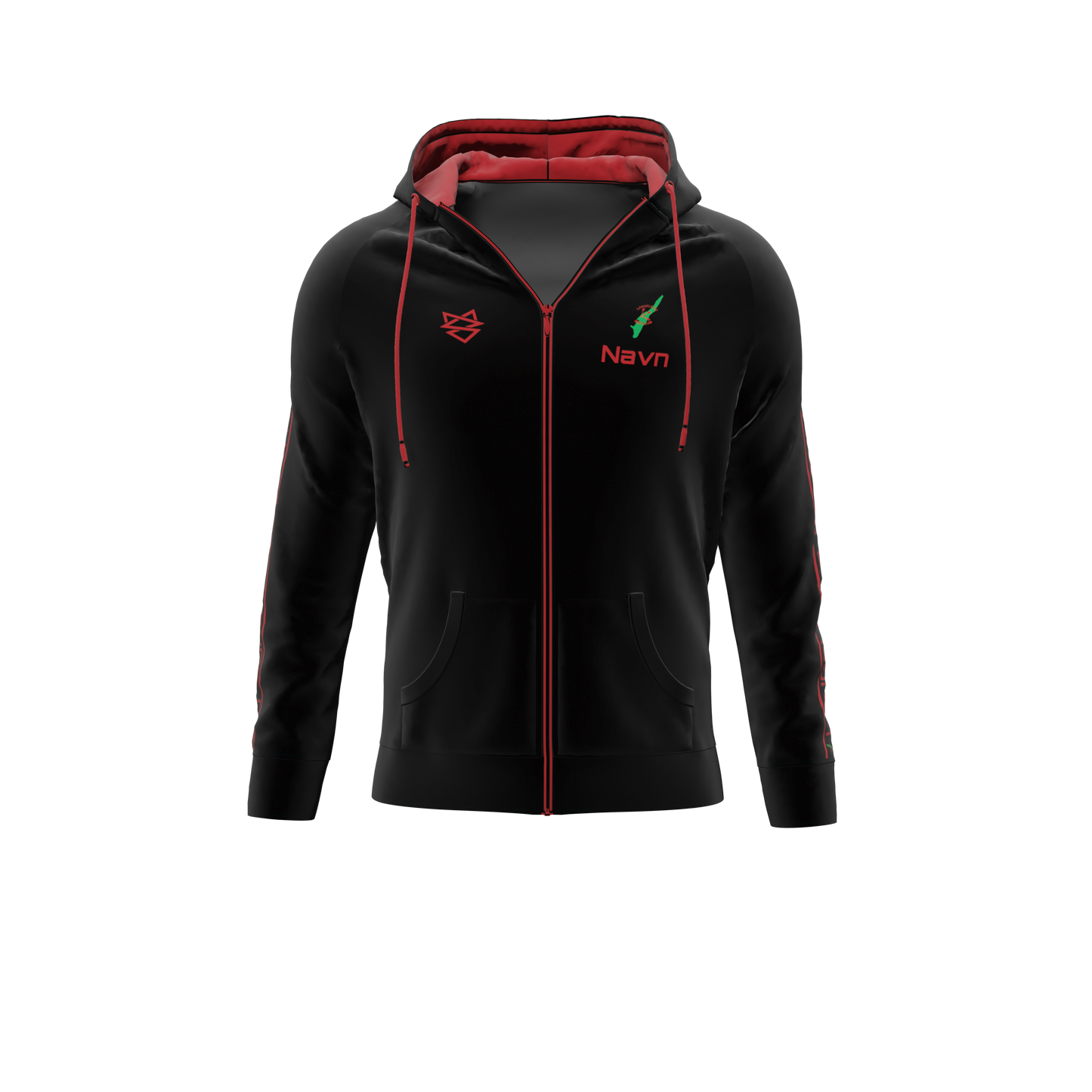 Bomulds Hoodie ZIP - Langelands Dartklub