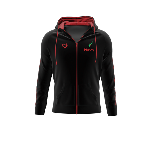 Bomulds Hoodie ZIP - Langelands Dartklub