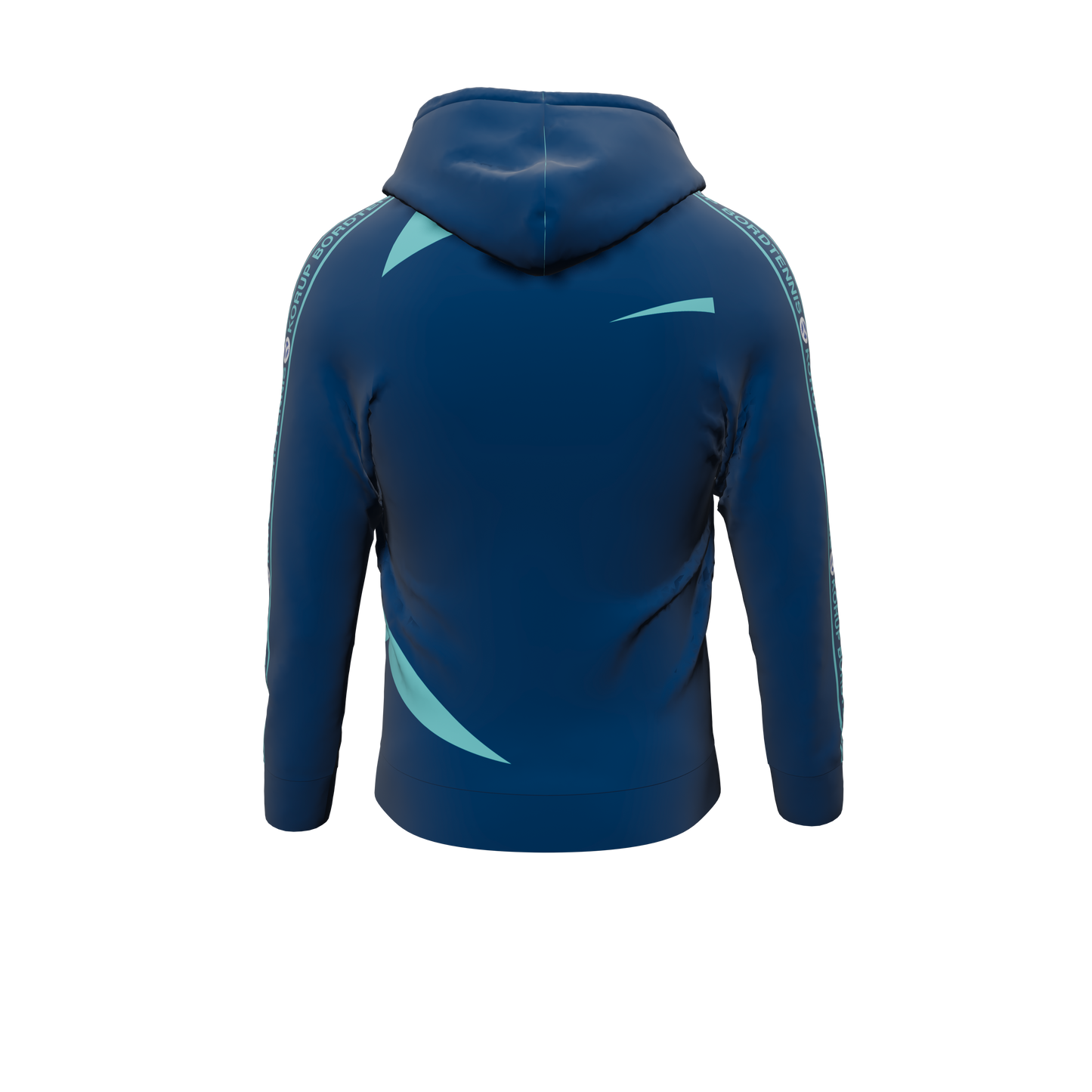 Hoodie ZIP med stripe - Korup Bordtennis Klub