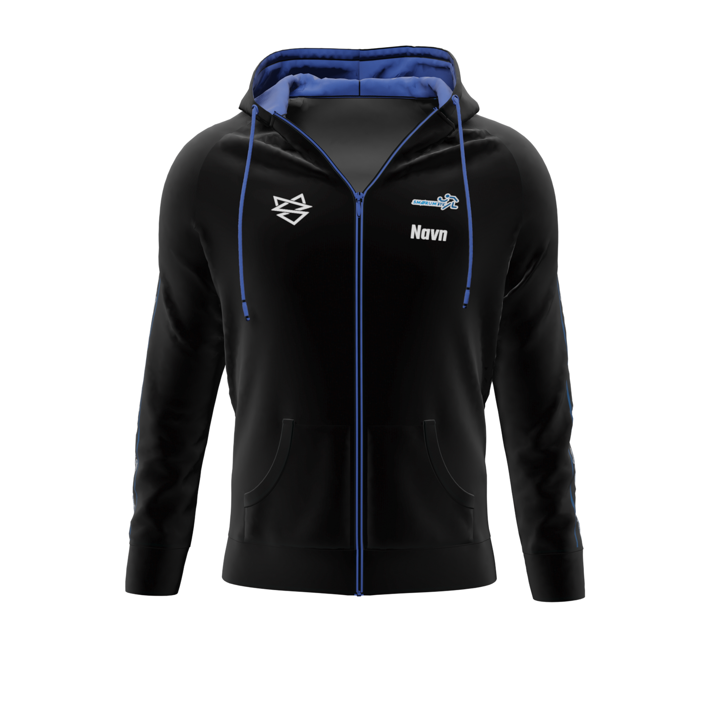 Bomulds Hoodie ZIP - Smørum Bordtennisklub