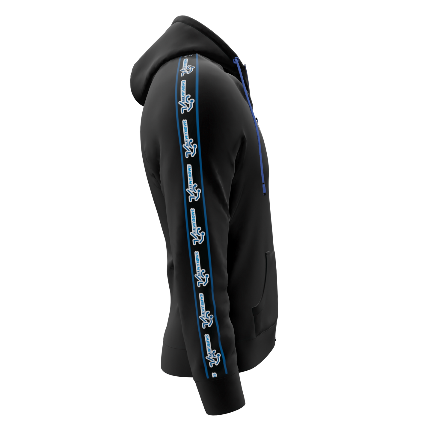 Bomulds Hoodie ZIP - Smørum Bordtennisklub