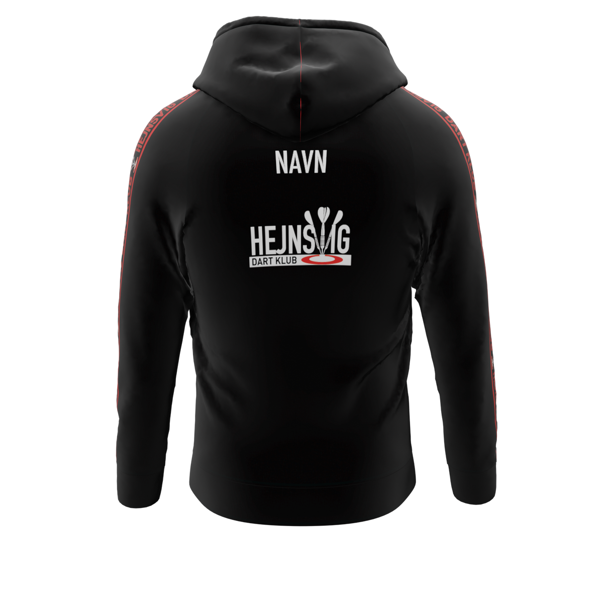 Bomulds Hoodie ZIP - Hejnsvig Dart Klub
