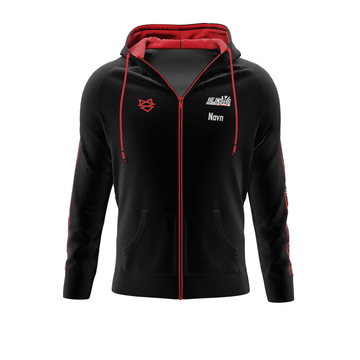 Bomulds Hoodie ZIP - Hejnsvig Dart Klub