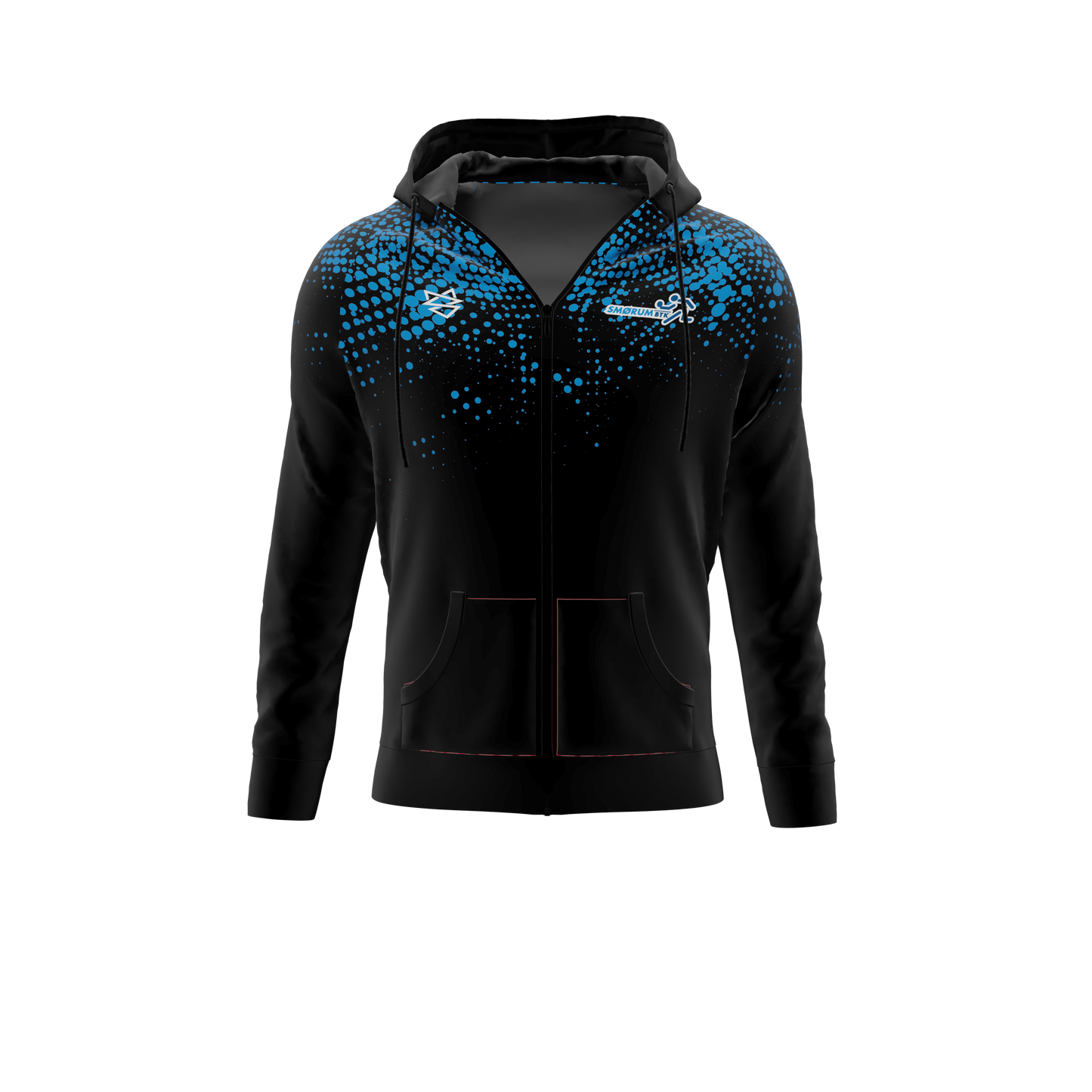 Hoodie ZIP - Smørum Bordtennisklub