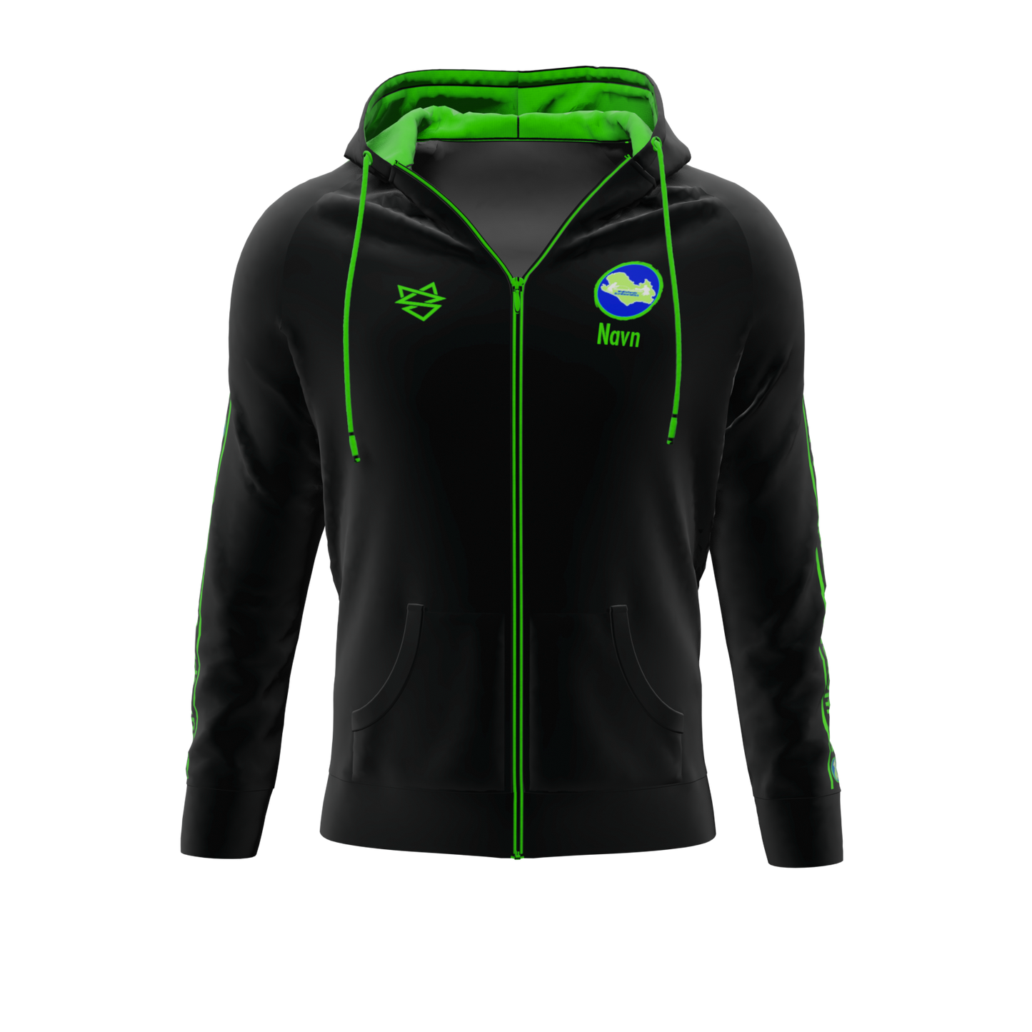 Bomulds Hoodie ZIP - Midtlollands Bordtennisklub