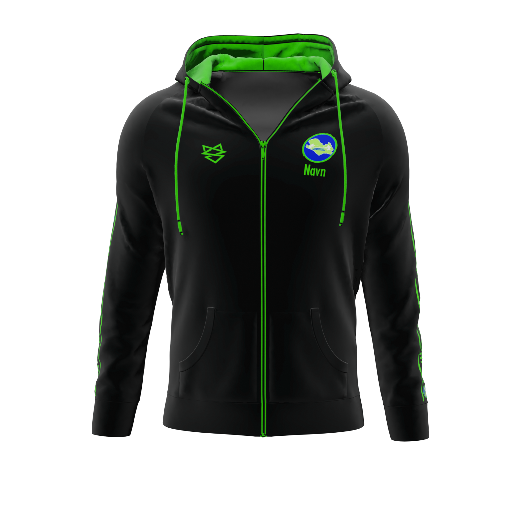 Bomulds Hoodie ZIP - Midtlollands Bordtennisklub