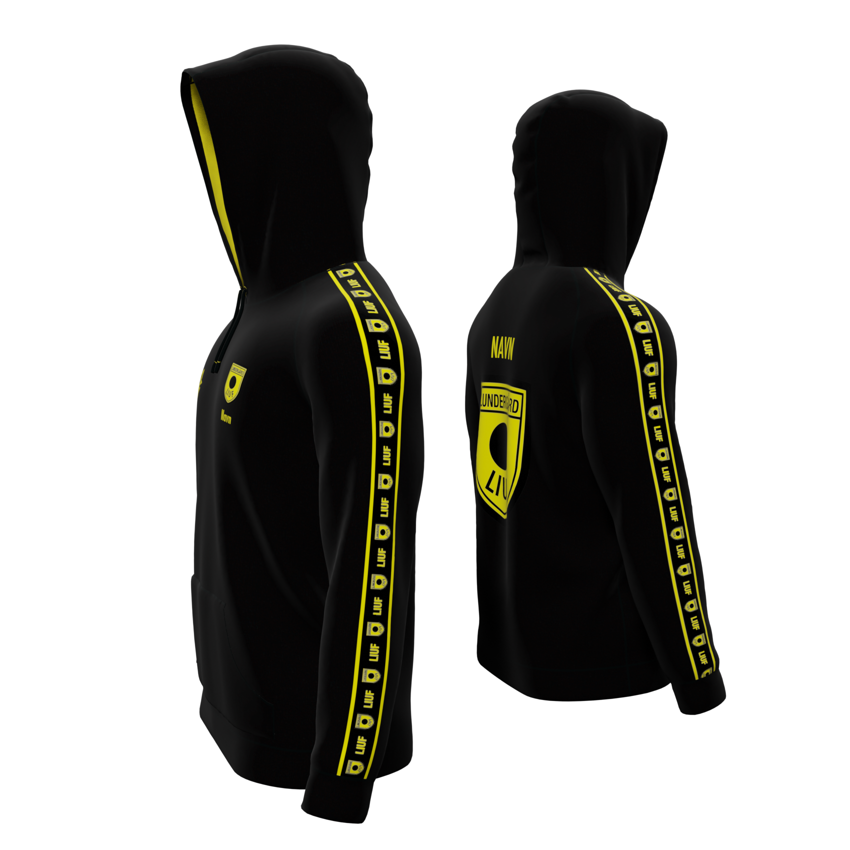 Bomulds Hoodie - LIUF Bordtennisklub