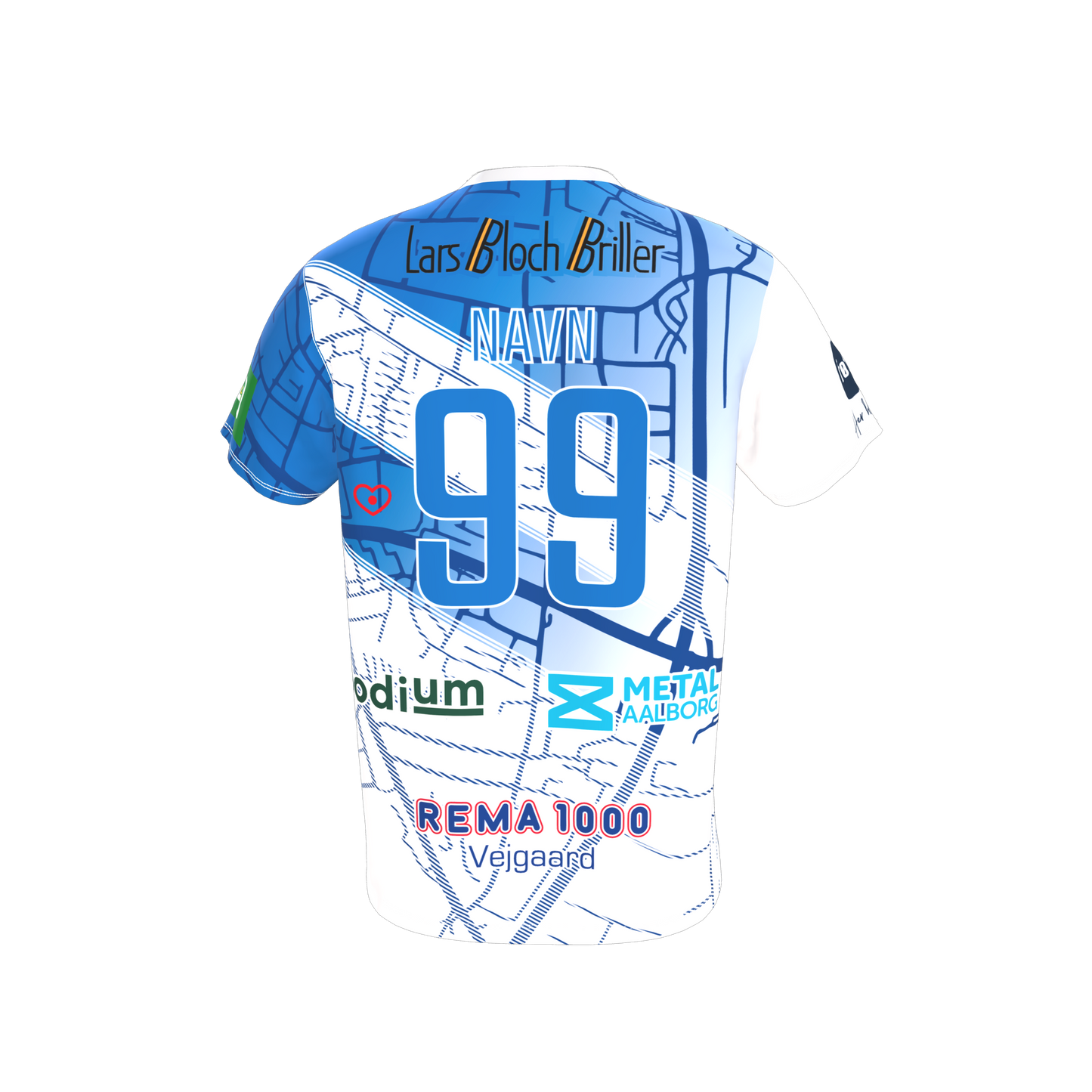 AIK Vejgaard - T-shirt m. sponsorer