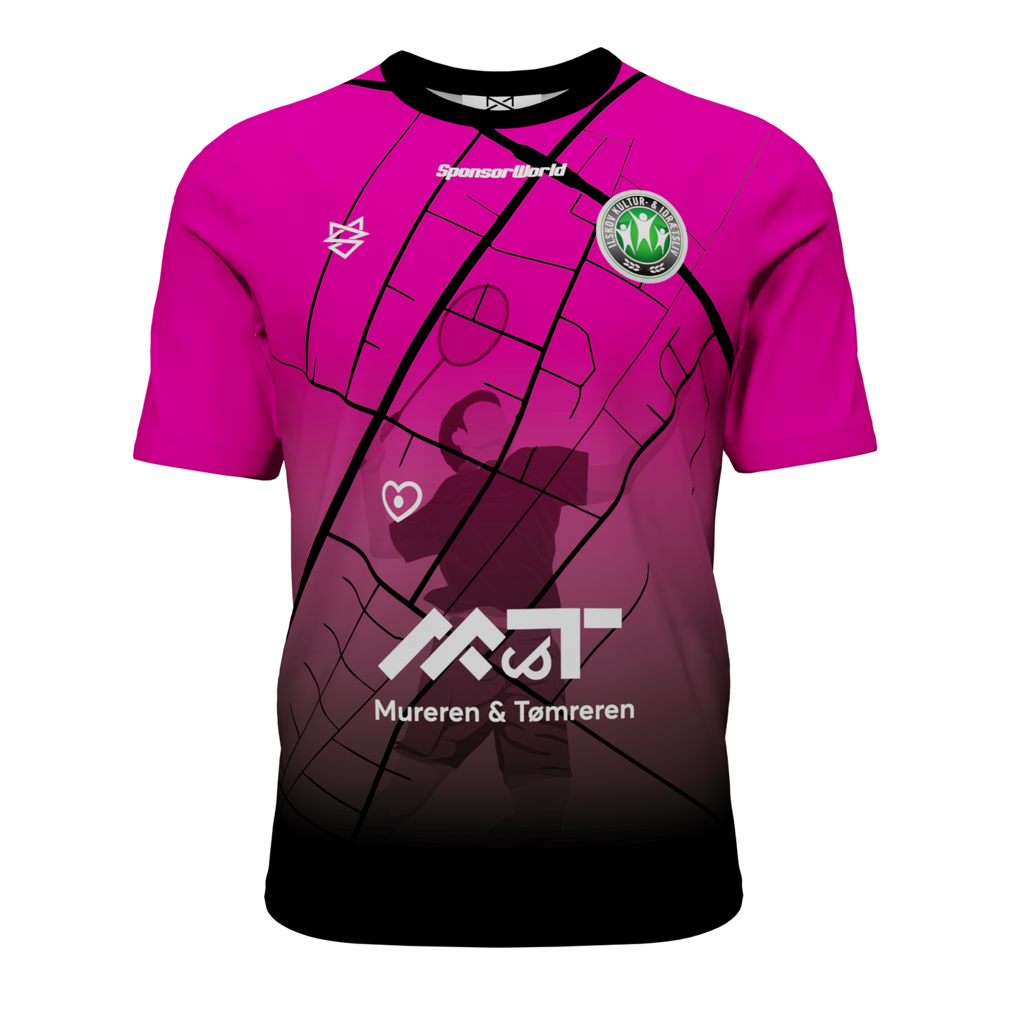 T-shirt Badminton - Ilskov Kultur- & Idrætsliv