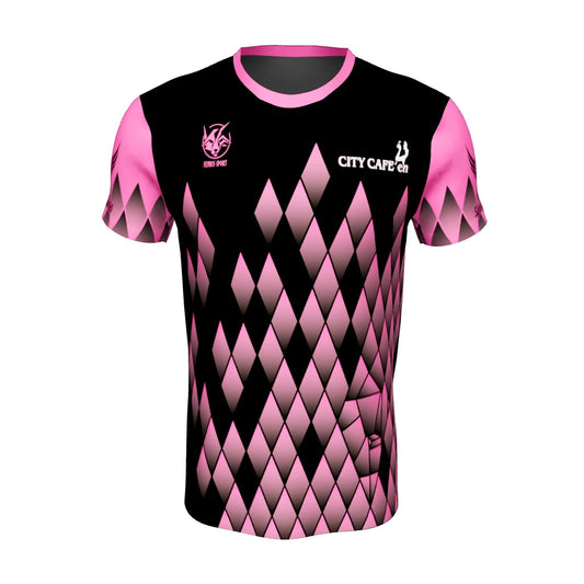 T-shirt - City Cafe'en Pink