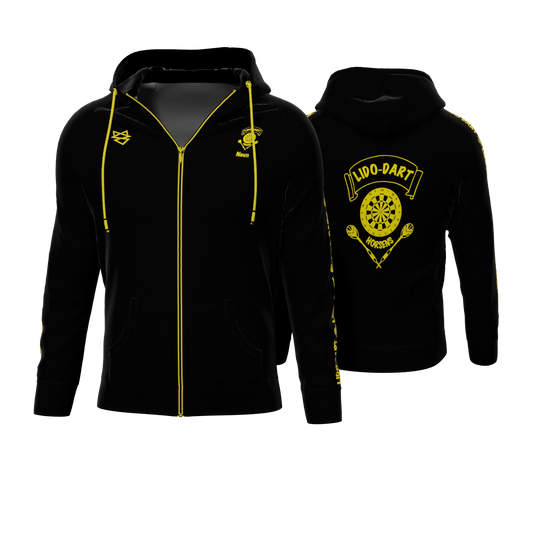 Bomulds Hoodie ZIP - LIDO Dart