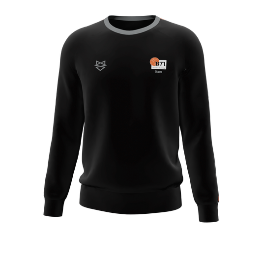 Bomulds Sweatshirt - B71 Basketball - SponsorWorld