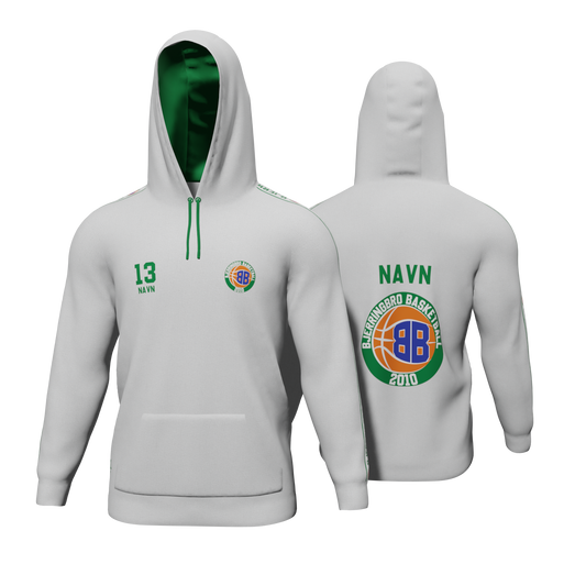 Bomulds Hoodie - Bjerringbro Basketball - SponsorWorld