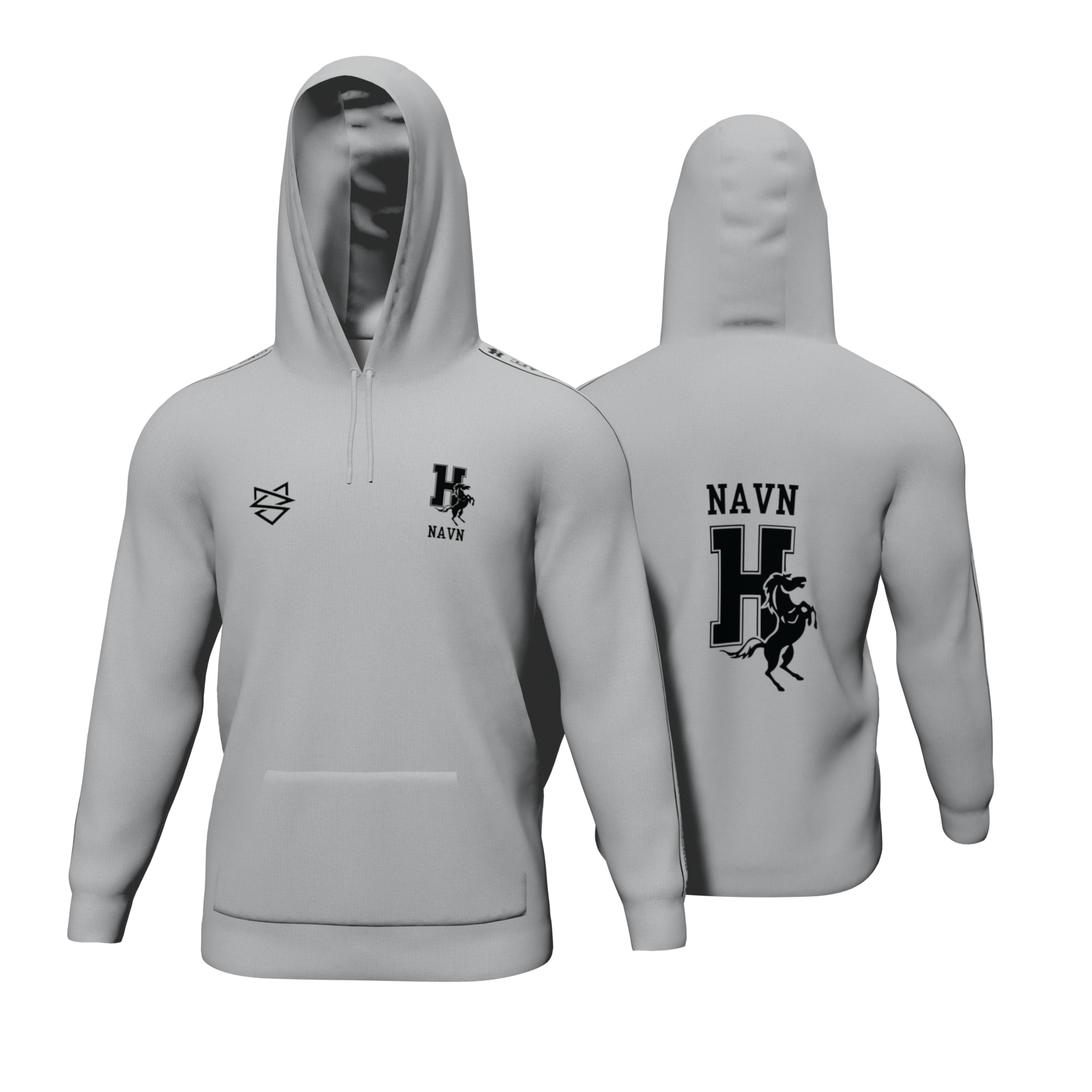Bomulds Hoodie - Horsens Stallions AFC - SponsorWorld