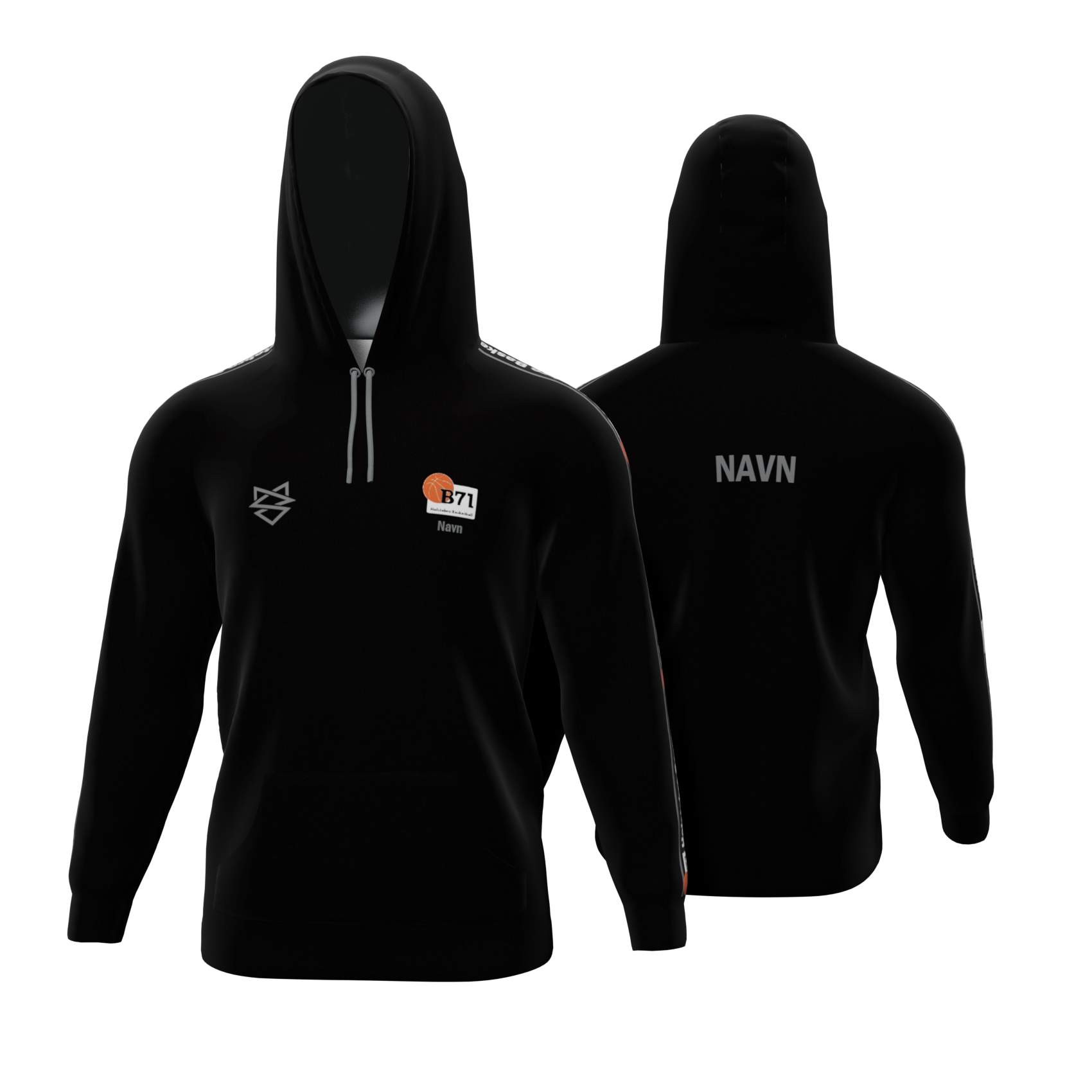 Bomulds Hoodie - B71 Basketball - SponsorWorld