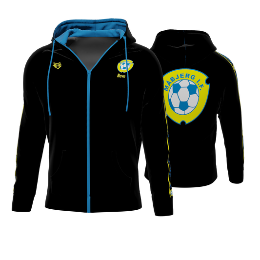Bomulds Hoodie ZIP - Måbjerg IF