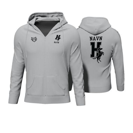 Bomulds Hoodie ZIP - Horsens Stallions AFC - SponsorWorld
