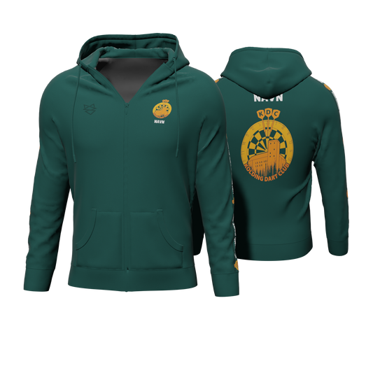Bomulds Hoodie ZIP - Kolding Dart