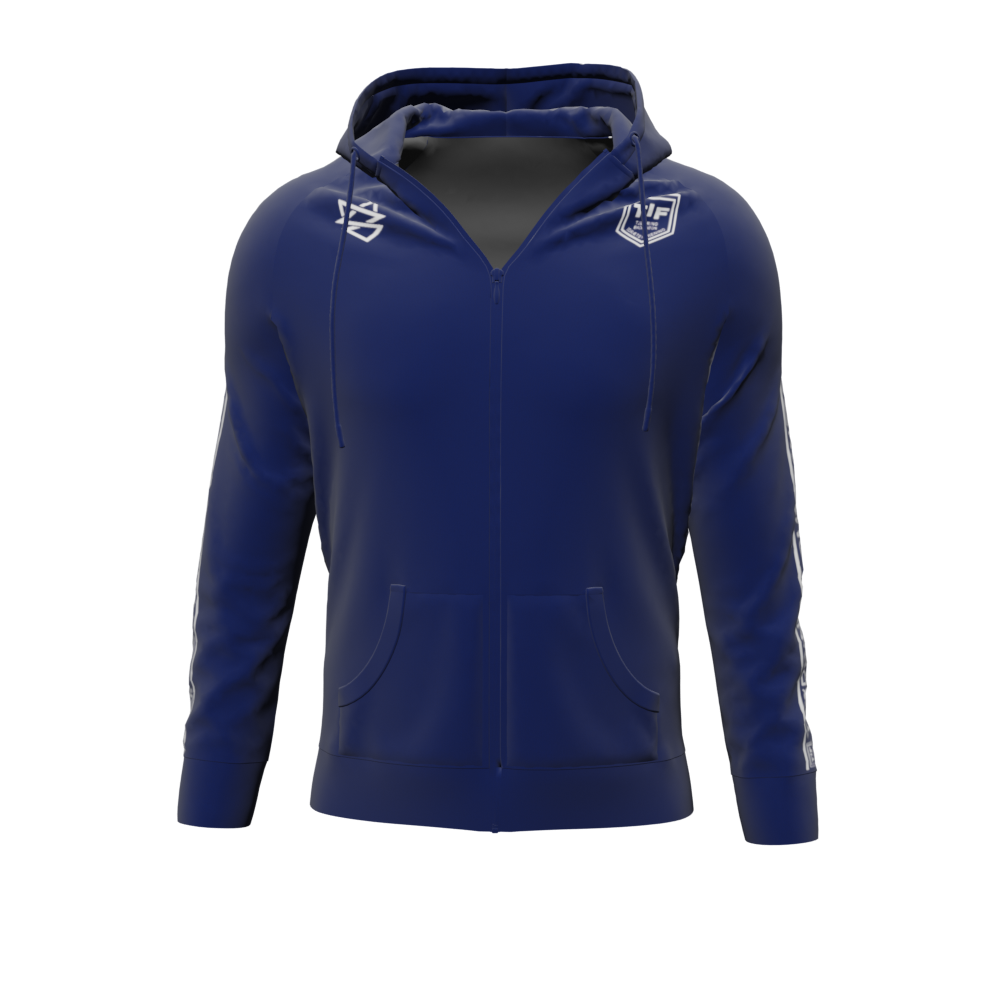 Bomulds Hoodie ZIP - Tjørring Badminton