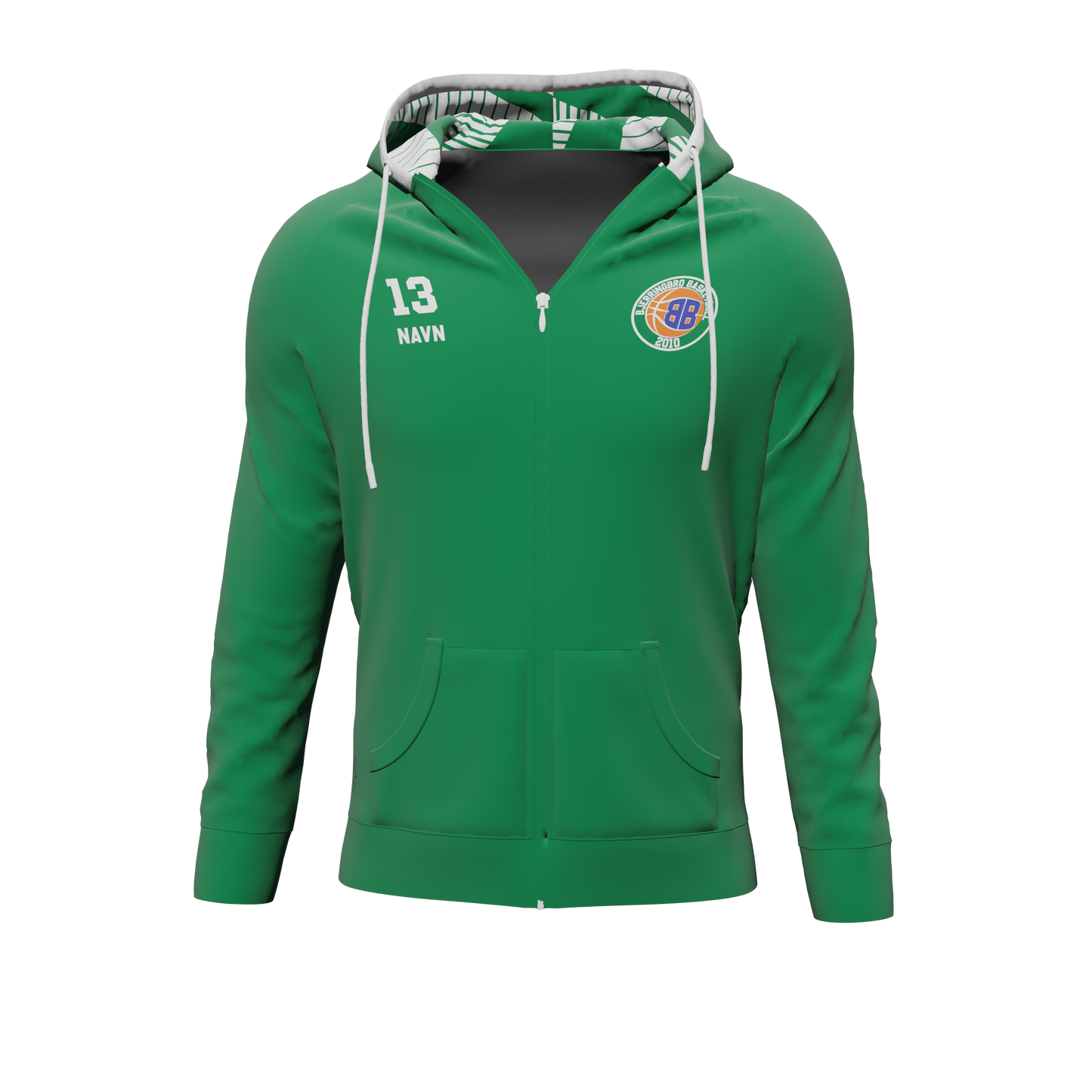 Hoodie ZIP - Bjerringbro Basketball - SponsorWorld