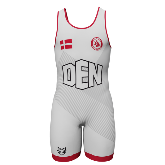 Rød | Hvid Trikot - Herning Brydeklub