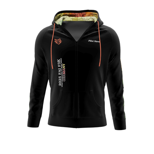 Hoodie ZIP - F3K - Svæveflyve klub