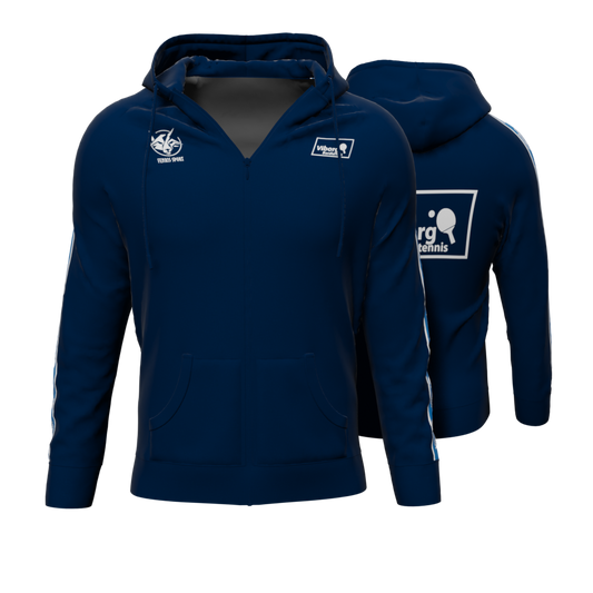 Bomulds Hoodie ZIP - Viborg Bordtennisklub