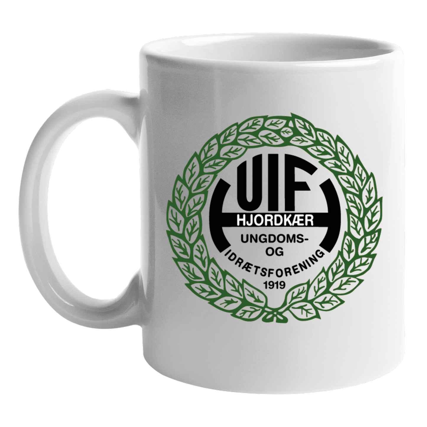 Kop med klub logo - H.U.I.F Badminton