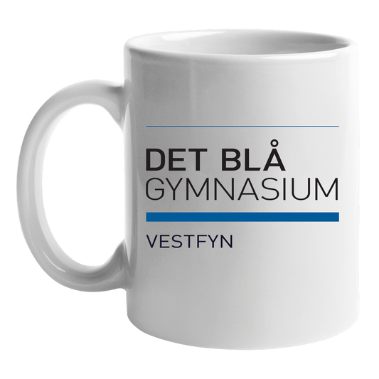 Kop med klub logo -  DBG - DET BLÅ GYMNASIUM