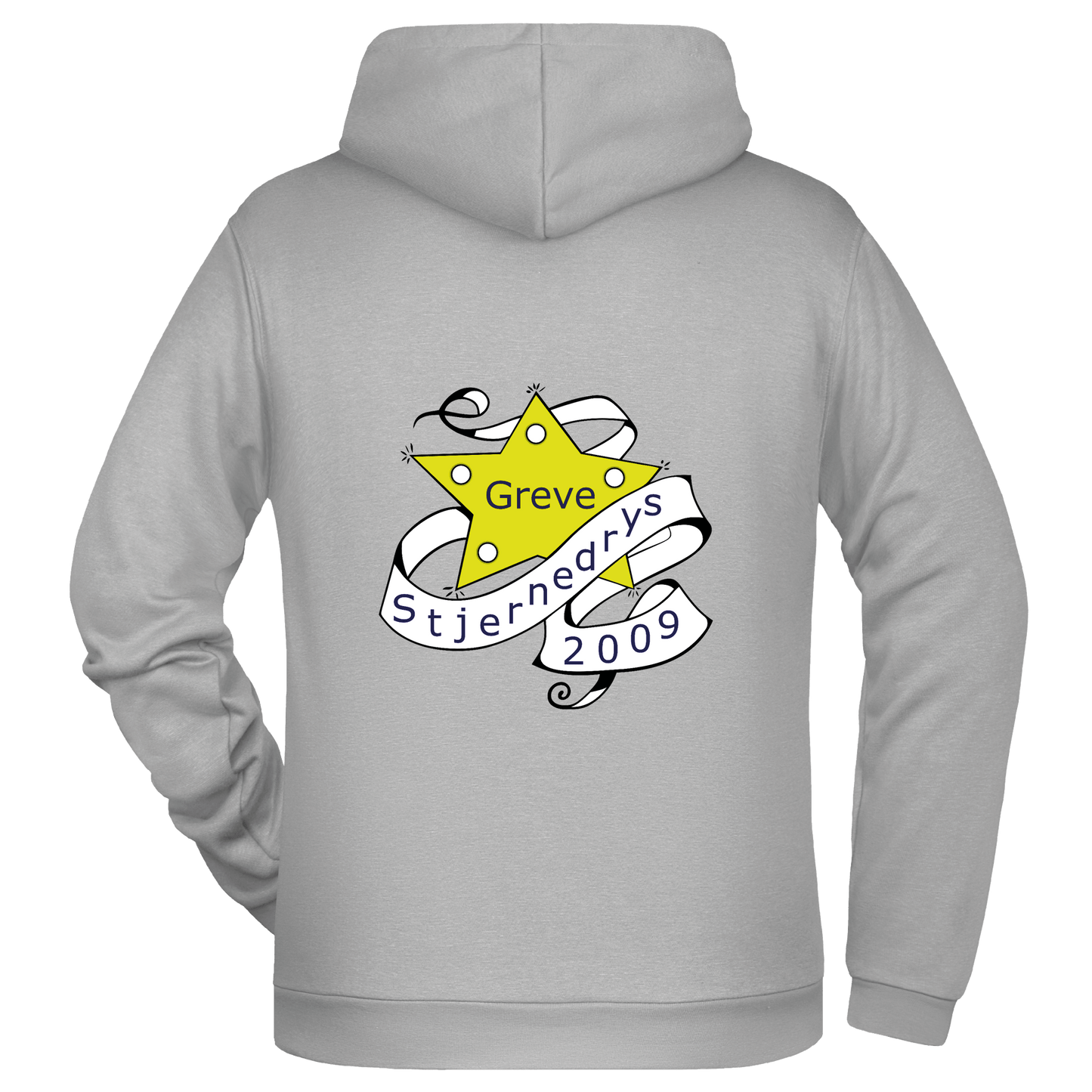 Bomulds Hoodie - Voksen -  STJERNE DRYS