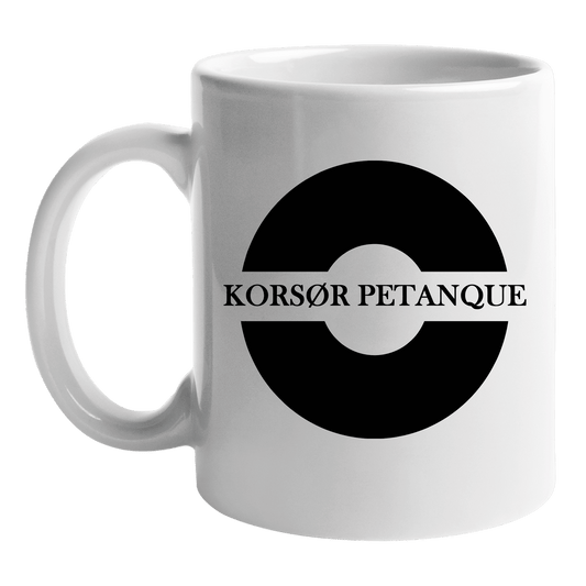 Kop med klub logo - Korsør petanque klub
